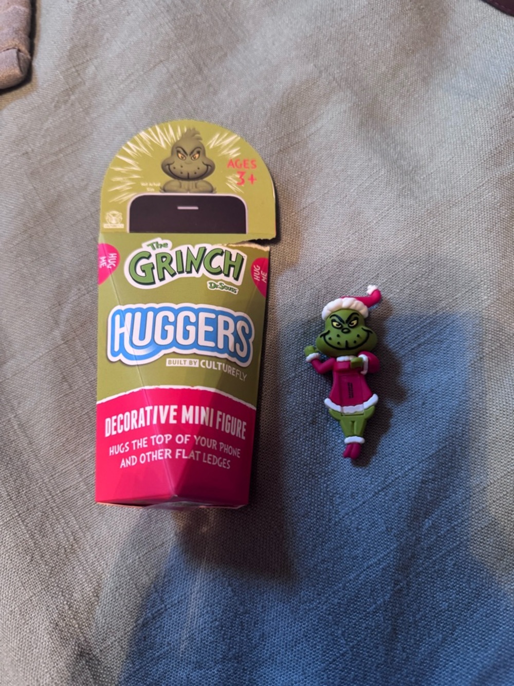 The Grinch Huggers Decorative Mini Figure - Green & Red